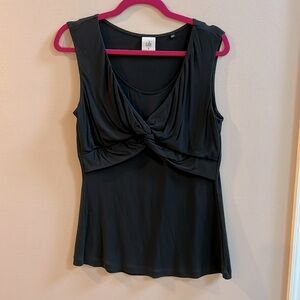 Cabi #3633 Show-Off Tank Black Twist Front Size Medium